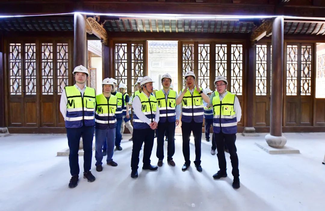 叶卫东一行赴海玥黄浦源专题推进项目建设
