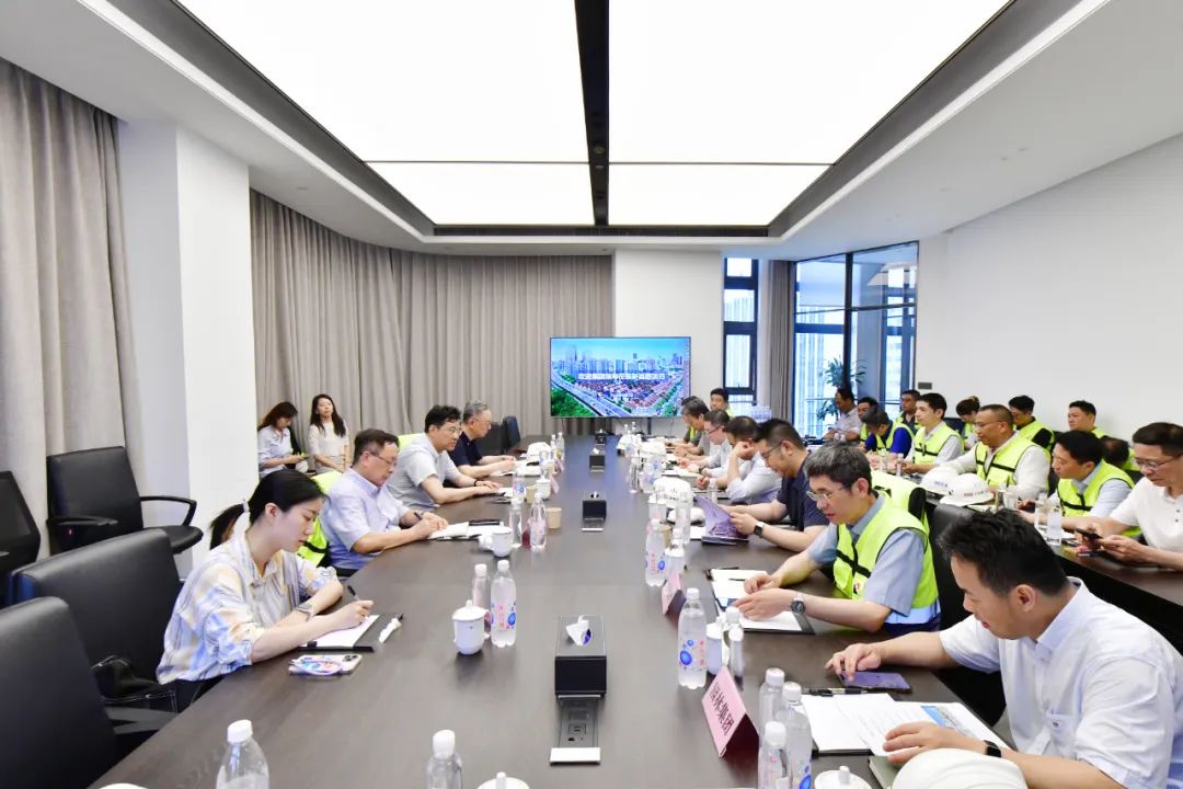 叶卫东一行赴海玥黄浦源专题推进项目建设