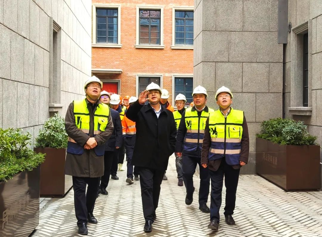 杭迎伟带队调研海玥黄浦源项目 要求努力成为领先的城市更新实践者和建设者